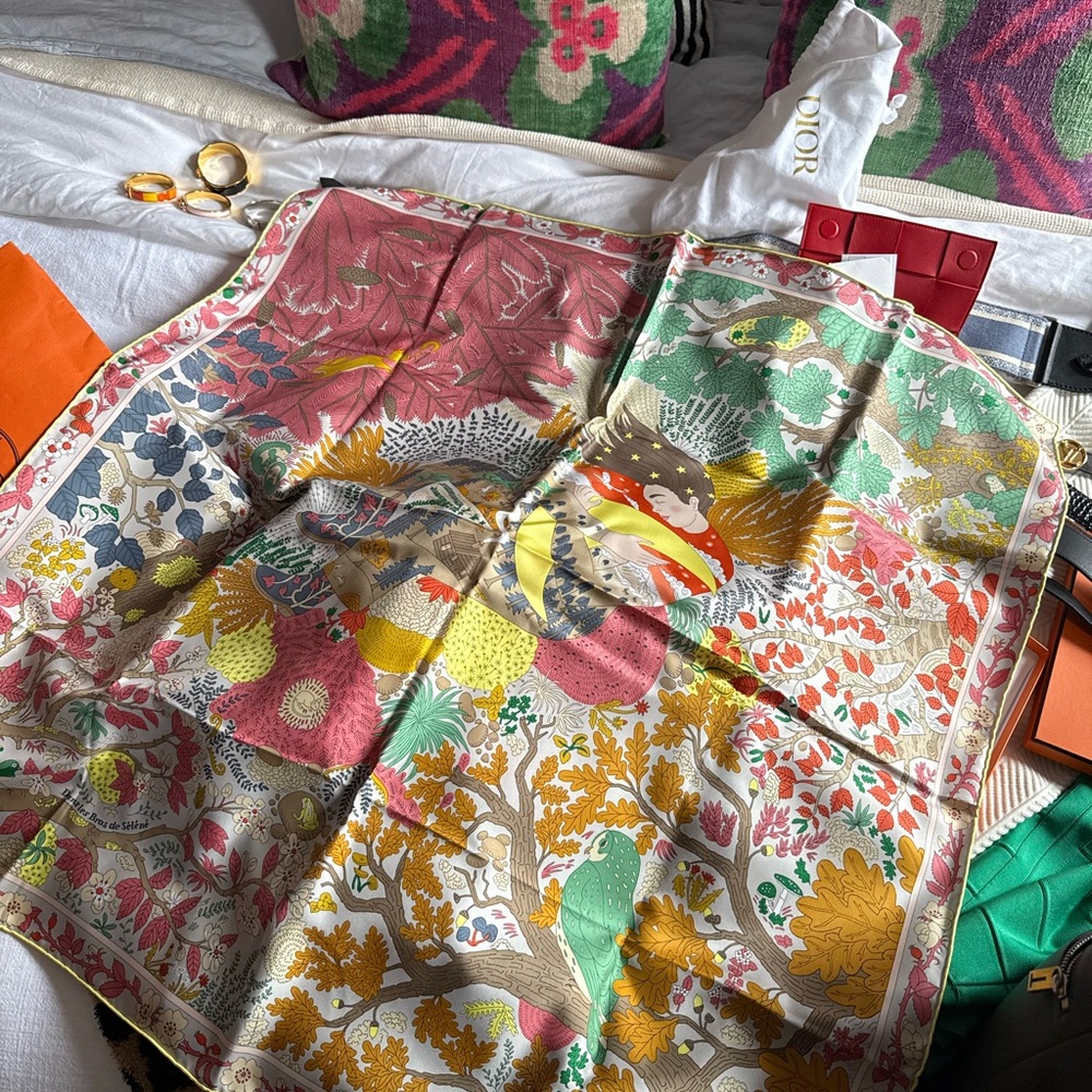 Hermes Silk Scarf